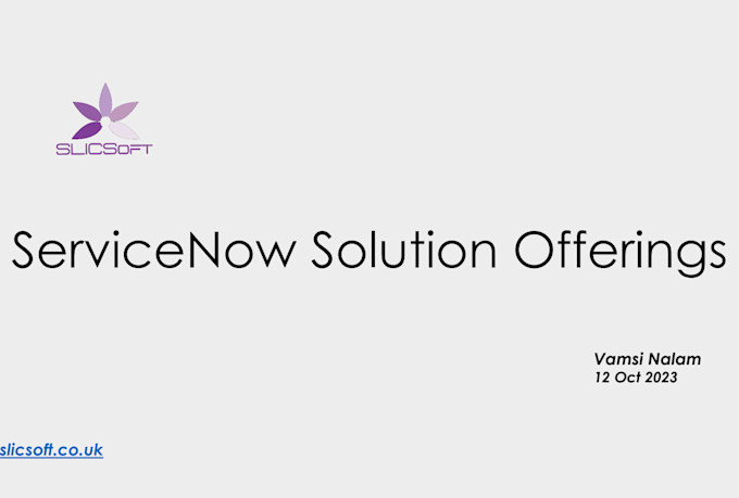deliver servicenow managed services and implementation